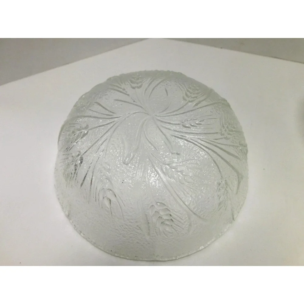 Vtg Set of 5 Arcoroc France Glass Bowls Country Wheat Pattern DW85
